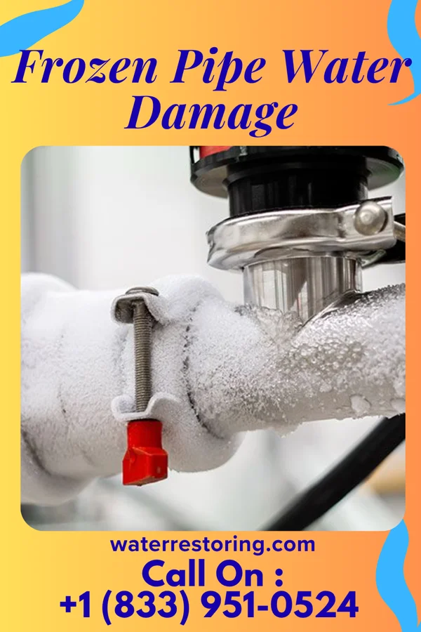 Frozen Pipe Water Damage in New California, OH